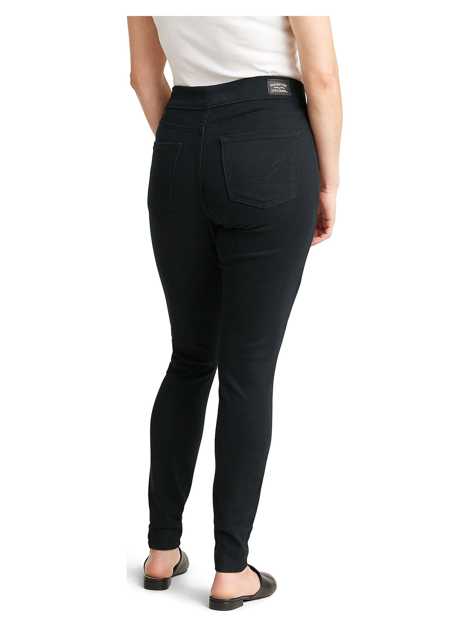 Signature by Levi Strauss & Co. Women's Shaping Pull-On Super Skinny Jeans
