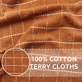 thumbnail image 4 of Xmushyra 6 Pack 100% Cotton Kitchen Dish Towels, Ultra Soft and Absorbent Dish Cloths for Drying and Washing Dishes, Quick Drying Dish Rags, 12x12 Inches, Orange, 4 of 6