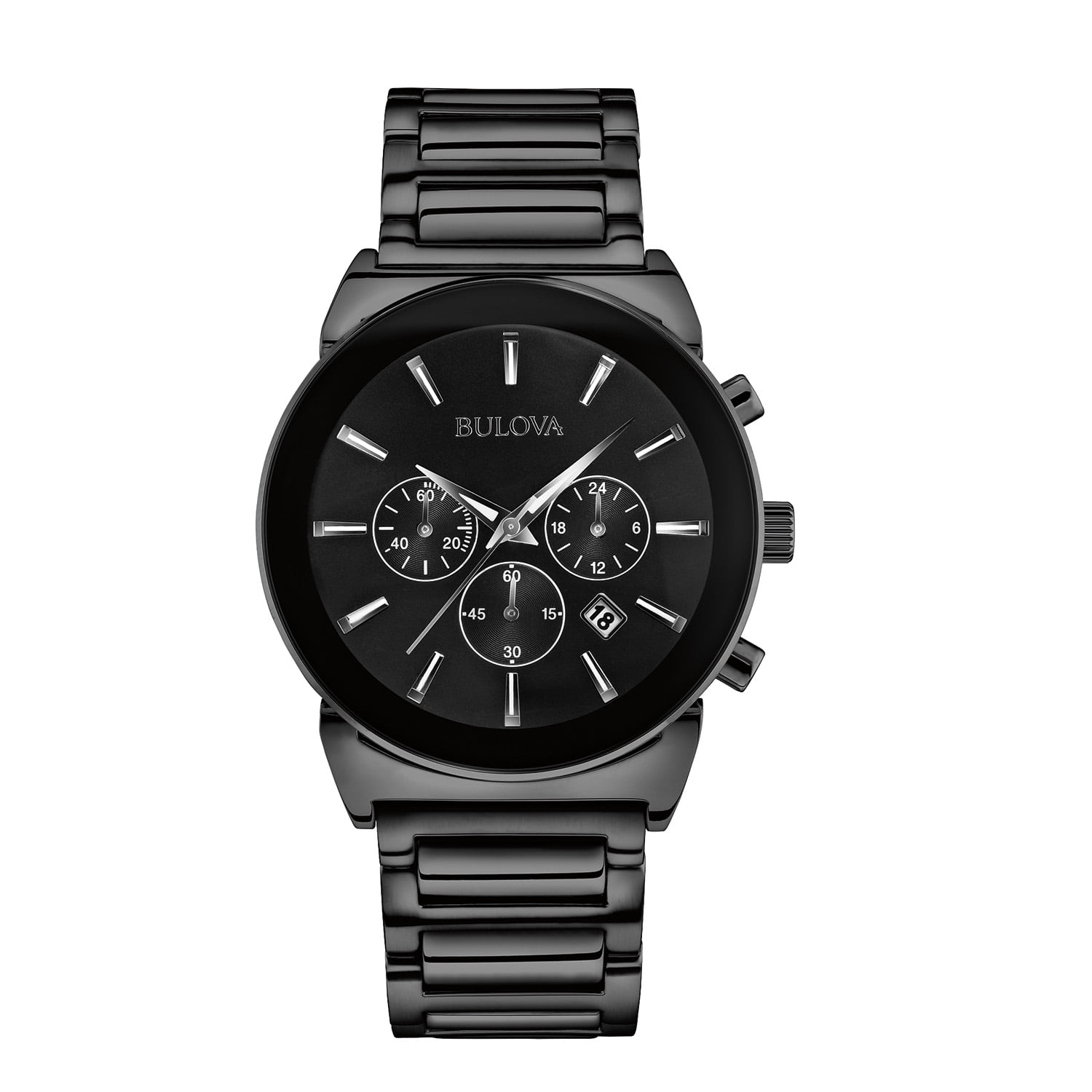 Bulova Bulova Men's Black IP Chronograph Watch