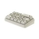 thumbnail image 1 of Sidaley Placa de número de teléfono de coche con forma de teclado de plástico, accesorio de estacionamiento práctico y compacto, pequeño Electrónica blanquecino, 1 of 6