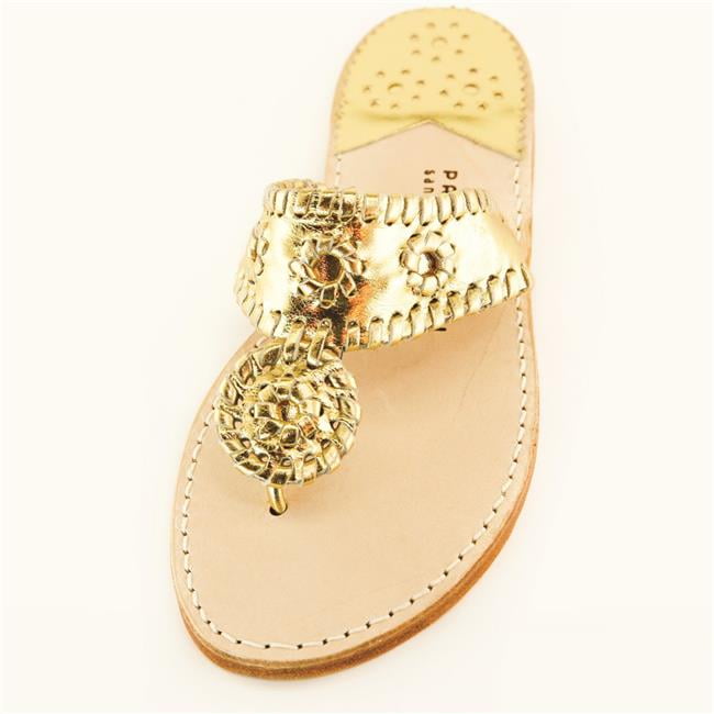womens gold flip flops