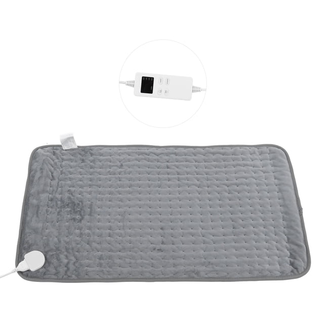 Heating Pad Fleece Micro Plush for Back Neck Shoulder , 6 Heating Settings, Damp or Dry Heat Treatment