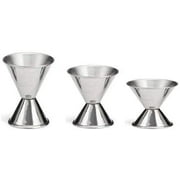 Great Credentials Double Cocktail Jigger, Set of 3