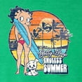 thumbnail image 5 of Wild Bobby Betty Boop Endless Summer Beach the Dog Betty Boop Tri-Blend Racerback Tank Top, Envy, X-Large, 5 of 5