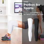 Compression Leg Sleeve Full Length Leg Sleeves Sports Cycling Leg Sleeves for Men Women, Running, Basketball