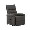 thumbnail image 4 of Primo Elise Power Lift Recliner Chair – 29-inch Wide, Espresso Upholstered, Wired Remote Control, Adjustable Recline–Compact Mobility Seating for Home, 4 of 9