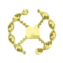 lowrider bike Half Flat Twisted Straight Steering Wheel Gold.