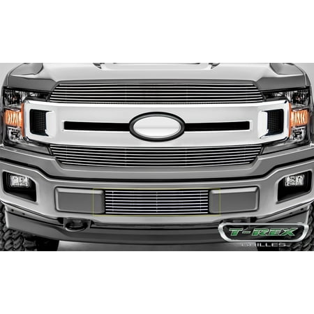 T-rex Vertical Bumper Billet Grille - T-Rex Grilles 25571 Billet Series Bumper Grille Overlay Fits 18-19 F-150
