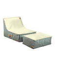thumbnail image 2 of Big Joe Lux Sealander Pool Float and Patio Chair, Navy and Ivory, Premier Mesh, Durable UV Protected Polyester Blend, No Inflation Needed, 2 of 8