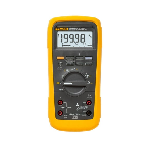 Multímetro digital Fluke 87V MAX True-RMS IP67 con termómetro