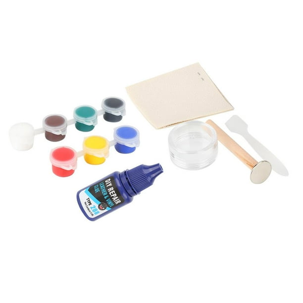 Tebru Vinyl Repairing Kit, Leather Car Seat Repair Kit,DIY Leather