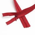 thumbnail image 1 of Set of 12 Tango Red Invisible Zippers, 12 Inch, Bias Bespoke Brand, 1 of 4
