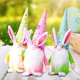 thumbnail image 5 of Muñecas Sin Rostro De Pascua, Adorno De Conejo De Pascua, Suministros De Decoración Del Hogar Duraderos Y Firmes Para Sofá, Estante De Escritorio Moyic HA046654-03, 5 of 6