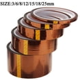 thumbnail image 2 of Kayannuo 3/6/8/12/15/18mm100ft Heat Resistant High Temperature Polyimide Kaptons Tape 33M, 2 of 2