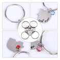 thumbnail image 3 of Miangastore 4 Pieces Couples Keychain Heart Bag Pendants Alloy For Gift Giving, 3 of 9