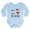Sky Blue, variant on CafePress - Half American Half Croatian Body Suit - Long Sleeve Cotton Baby Bodysuit