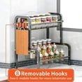 thumbnail image 3 of Spice Rack, Countertop Spice Rack Organizer 2 Tier Kitchen Spice Rack, 3 of 5