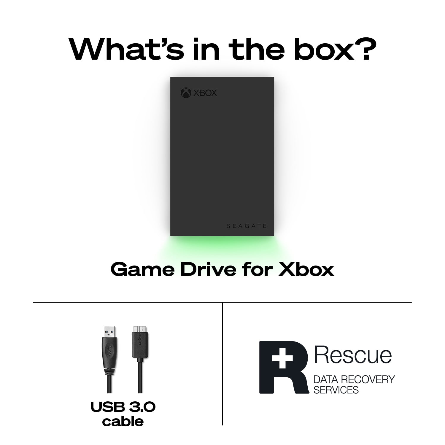 Seagate, Game Drive for Xbox, STKX2000403, 2TB External Storage