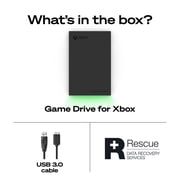 Seagate Game Drive for Xbox 2TB External USB 3.2 Gen 1 Hard Drive Xbox Certified with Green LED Bar (STKX2000403)