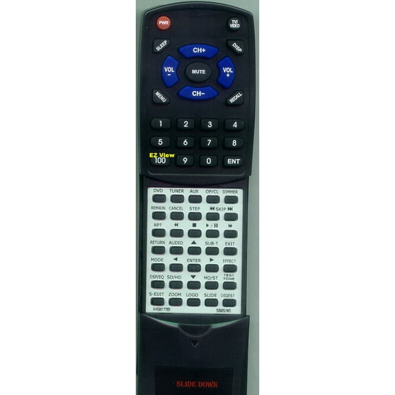 Replacement Remote for SAMSUNG AH59-01778B, RTAH5901778B, AH5901778B, HTX40, HTTX45, HTX40T
