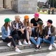 thumbnail image 6 of Flat Bill Hat Adjustable Snapback Baseball Cap Lightweight Breathable Sun Protection for Outdoor Hiking and Camping Adventures 22.4 Inch, 6 of 6
