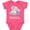 Vintage Hot Pink, variant on Inktastic My Opa Loves Me to the Moon and Back Elephant Family Boys or Girls Baby Bodysuit