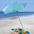 thumbnail image 2 of DestinationGear 6 ft. Aluminum Italian Stripe Beach Umbrella, 2 of 8