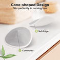 thumbnail image 3 of 14 Pack Bamboo Nursing Breast Pads,Reusable Nursing Pads for Breastfeeding, Breastfeeding Pads, Washable Breast Pads, Organic Maternity Pads, Nipple Pads (Large 4.8"), 3 of 8