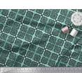 thumbnail image 2 of Soimoi Polyester Crepe Fabric Arrow,Swirl & Floral Block Print Sewing Fabric Yard 52 Inch Wide, 2 of 3