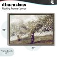 thumbnail image 4 of Stupell Industries Cottage Vintage Gathering Spring Blossoms Brown Floating Frame Canvas Art, 31 x 21, by Leah Straatsma, 4 of 8