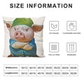 thumbnail image 5 of Standing Pig Plush Toy Cute Piggy Stuffed Animals Pillow Super Soft Piglet Plushie Gifts, 5 of 5