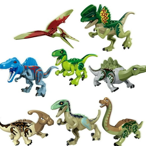 Jurassic World Dinosaur Building Kits Set Toys Compatible For Lego For 6 Year Olds & Up 77043 8PCS