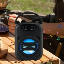 AZXY Bluetooth Speaker,Portable Speaker Waterproof,Shower Speaker Bluetooth Waterproof,Wireless Outdoor Speakers with Subwoofer Lights Radio for Home Outside,Bluetooth 5.0