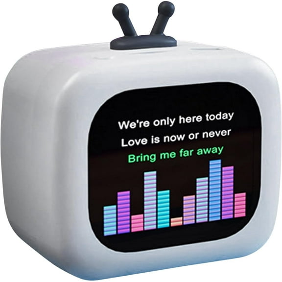 MUSICOZY Mini Bluetooth Speaker with Touch Screen,Portable Wireless TWS Small Speaker Hands-Free Call Stereo Sound for Office, Party Camping, House&Outdoor, Travel with Led Lights Speaker