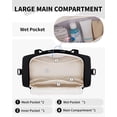 thumbnail image 4 of Bolsa de viaje WANDF con bolsillo húmedo y compartimento para zapatos, 4 of 9