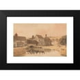 thumbnail image 2 of Thomas Girtin 24x17 Black Modern Framed Museum Art Print Titled - The Village of Kirkstall, Yorkshire (1801), 2 of 5
