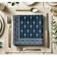 thumbnail image 5 of Vargottam Designer Cotton Twill Napkins - Set of 12, 20-Inch, Block Print, Durable & Absorbent Cloth Napkins for Dining, Parties, and Home Decor - Machine Washable, 5 of 8