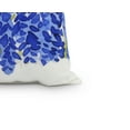thumbnail image 2 of Simply Daisy's Flower Bell Bunch 18 inch Blue Decorative Floral Throw Pillow, 2 of 2
