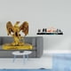 thumbnail image 2 of Escultura,Estatua de resina,figura decorativa para el hogar.,Escultura de pared,Escultura decorativa de pared con flores de metal estilo bohemio,Arte de pared rústico tallado con ciervos para, 2 of 7