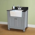 thumbnail image 3 of Legion Furniture 30" Sink Vanity, No Faucet-Color:Matt White,Material:Solid poplar, 3 of 3