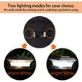 thumbnail image 3 of Solar  Cap Lights Outdoor  Lighting Deck Fence Cap Light Two Light Modes Warm White/Bright White Suitable for 4x4 Wooden Posts Black 4PK, 3 of 7