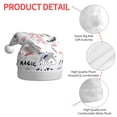 thumbnail image 6 of Cauagu Cute Magic Bunny for Adult Christmas Hat,1-Pack Xmas Holiday Hat Santa Hat for Women & Men Festive Headwear Accessories Fit for Christmas/New Year/Party, 6 of 6