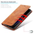 thumbnail image 3 of Luxury Case For iPhone 15 14 13 12 11 Pro X XR XS MAX Mini 6 7S 7 8 Plus Phone Case Leather Flip Wallet Magnetic Cover Case For iPhone 12 CHINA, 3 of 5