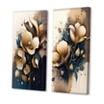 thumbnail image 3 of Designart "Deep Blue Calla Lilies in Bouquet VI" Calla Lily Wall Art Set Of 2 - Blue Floral Gallery Set For Office Decor, 3 of 7