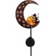 thumbnail image 1 of Lámpara solar para exteriores, 100 cm, lámpara de luna de metal solar, luz LED de bola de cristal para jardín, luz de camino impermeable con hadas, decoración de jardín al aire libre, 1 of 5