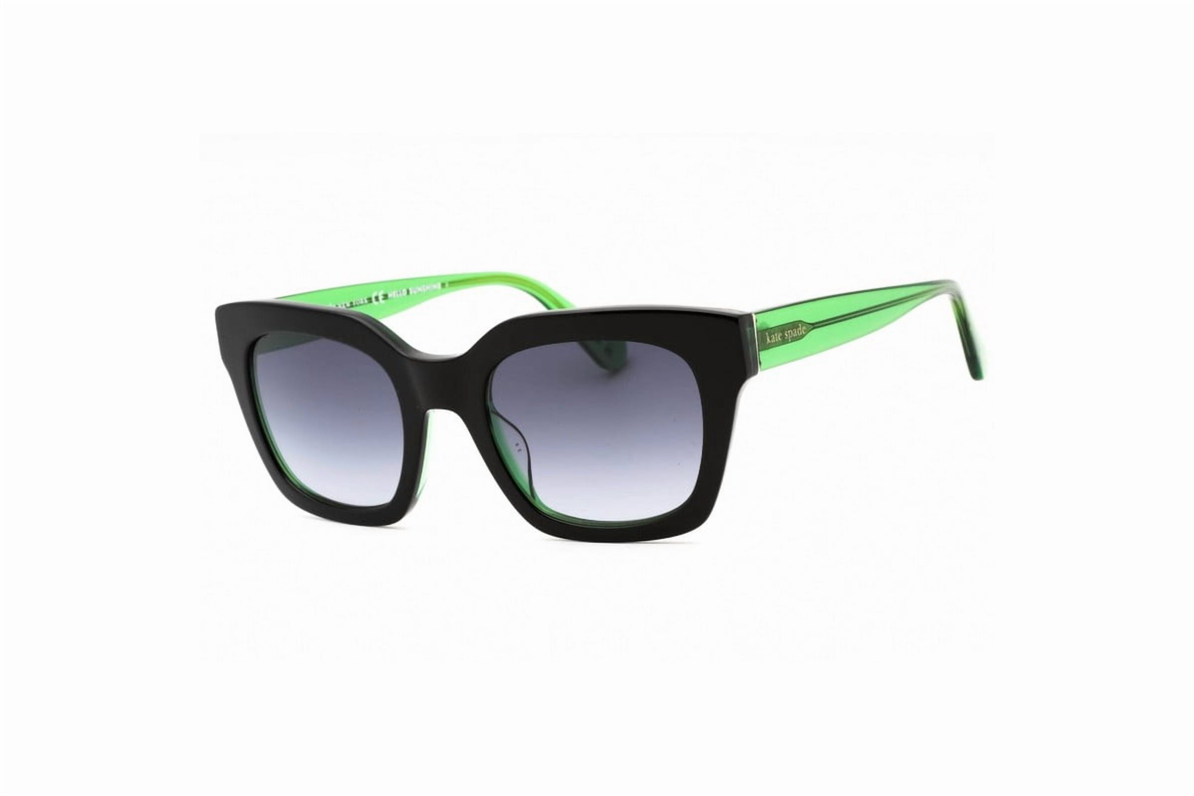 Kate Spade CAMRYN/S 07ZJ 9O Women's Black Green Acetate Sunglasses