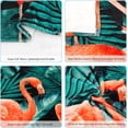 thumbnail image 2 of Ultra-Soft Microfiber Throw Blanket 350 GSM Fuzzy Fleece Blanket for Adults Kids Gift Couch, Sofa, Bed Flamingo 60"x50", 2 of 6