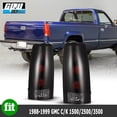 thumbnail image 2 of Tail Light For 88-98 GMC C/K Chrome/Clear Lens, Pair, 2 of 3