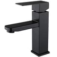 thumbnail image 1 of Mezclador de lavabo Dinheiro, grifo de lavabo negro, acero inoxidable 304, ajustable, frío y caliente, 1 of 3