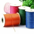 thumbnail image 4 of U8MO 93 Yards Korean Waxed Cord String Thread 1mm for Bracelet Necklace Various Color-1# Black, 4 of 8